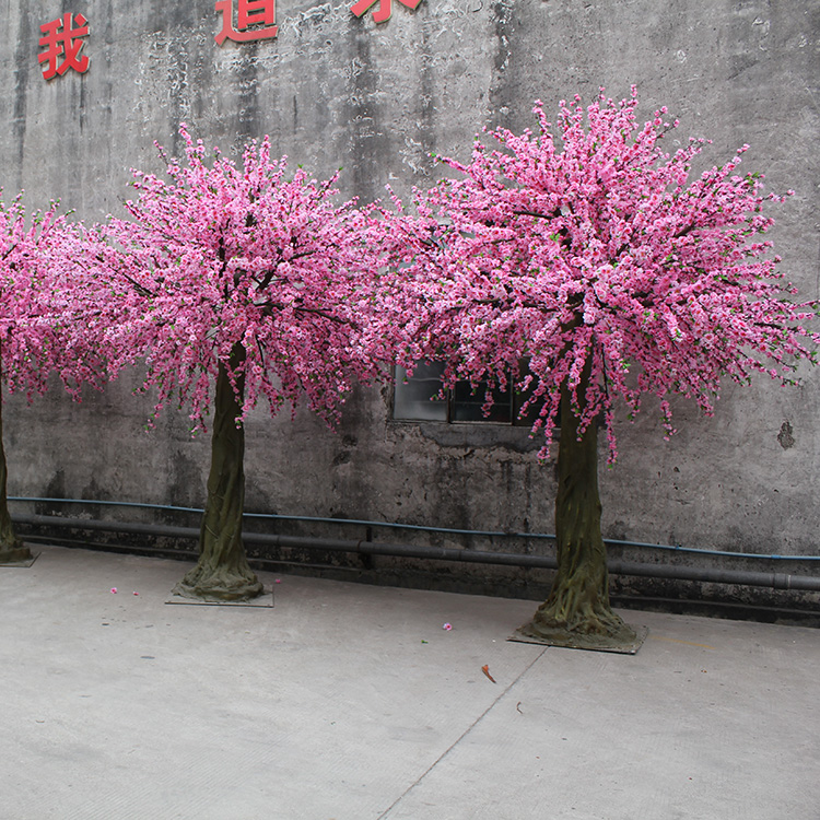 仿真桃花樹